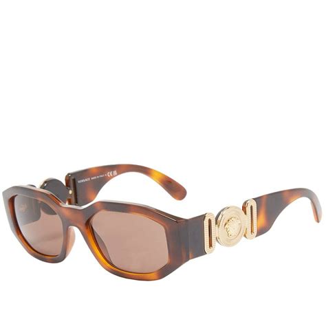 versace brown glasses|oversized versace sunglasses women.